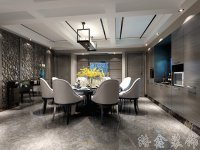 新中式風格家居裝修裝飾室內(nèi)設(shè)計效果-G610-2